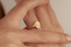 Gold silver and rose personalized graduation ring colors