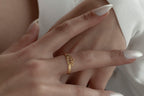 Lotus flower ring US size guide