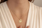 14K Gold American Football Number Necklace, Soccer Number Pendant, Football Number Necklace, Soccer Sports Jewelry, Custom Sports Gift