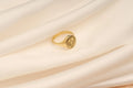 14K Gold College Class Ring, Personalized Graduation Ring, School Emblem Ring, Family Crest Signet Ring, School Logo Ring, Graduation Gift
