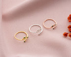 Delicate Adjustable Olive Branch Ring with Green Gemstone, Nature Inspired Ring, Ivy Ring For Women, Unique Ring Gift, Tree branch ring