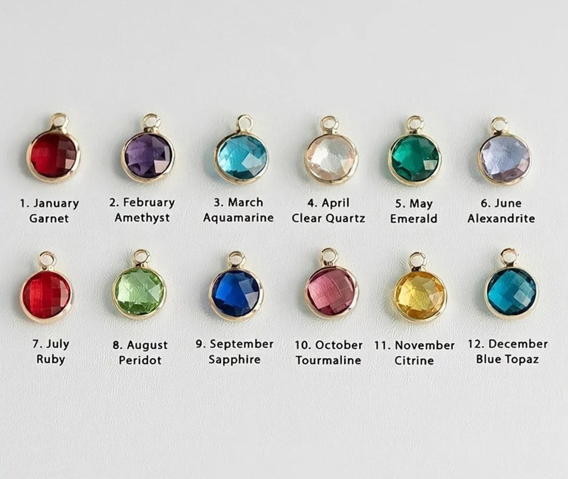 Elegant Birthstone Dangle Earrings, Handcrafted 925 Sterling Silver with Gold Options, Twisted Drop Earrings, Stylish Earrings, Mom Earrings