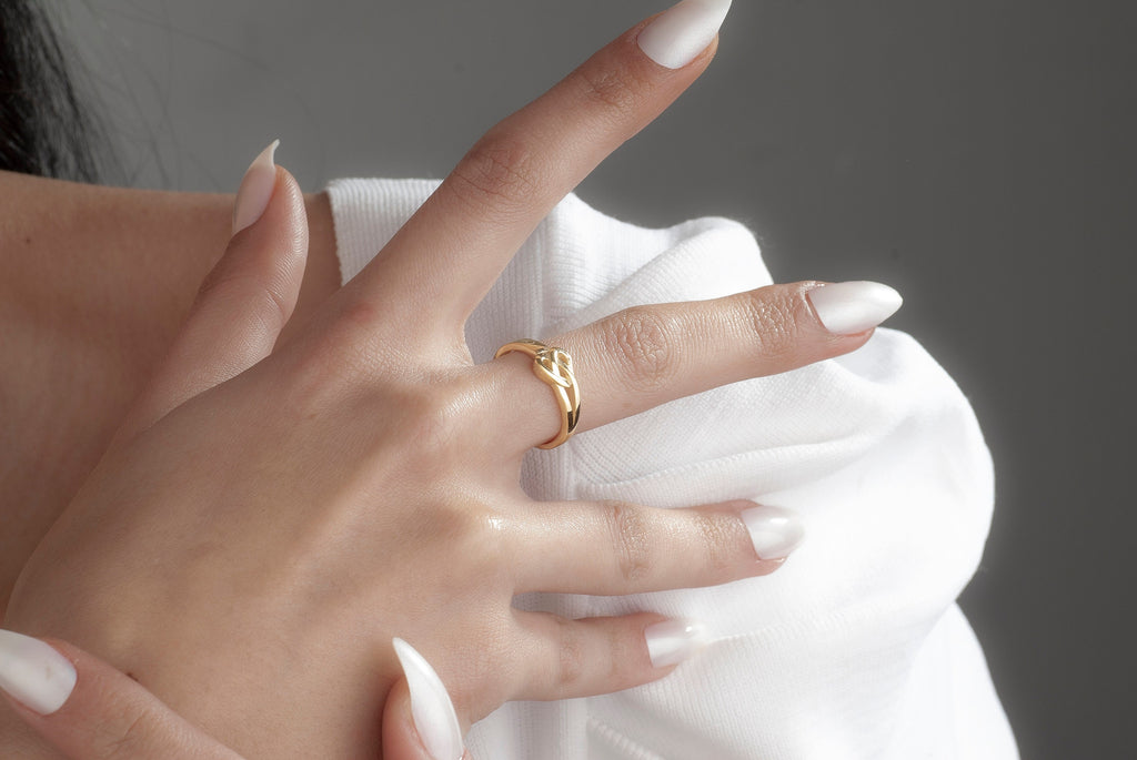 14K Gold Heart Name Ring, Heart-Shaped Name Ring, Custom Engraved with Your Name Ring, Custom Engraved Ring, Pure 14K Gold Ring,Promise Ring