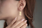 14K/8K Gold Dog Paw Print Earrings, Pet Paw Earrings, Sterling Silver Paw Print Earrings, Dog Earrings, Pet Lovers Jewelry, Gift For Dog Mom