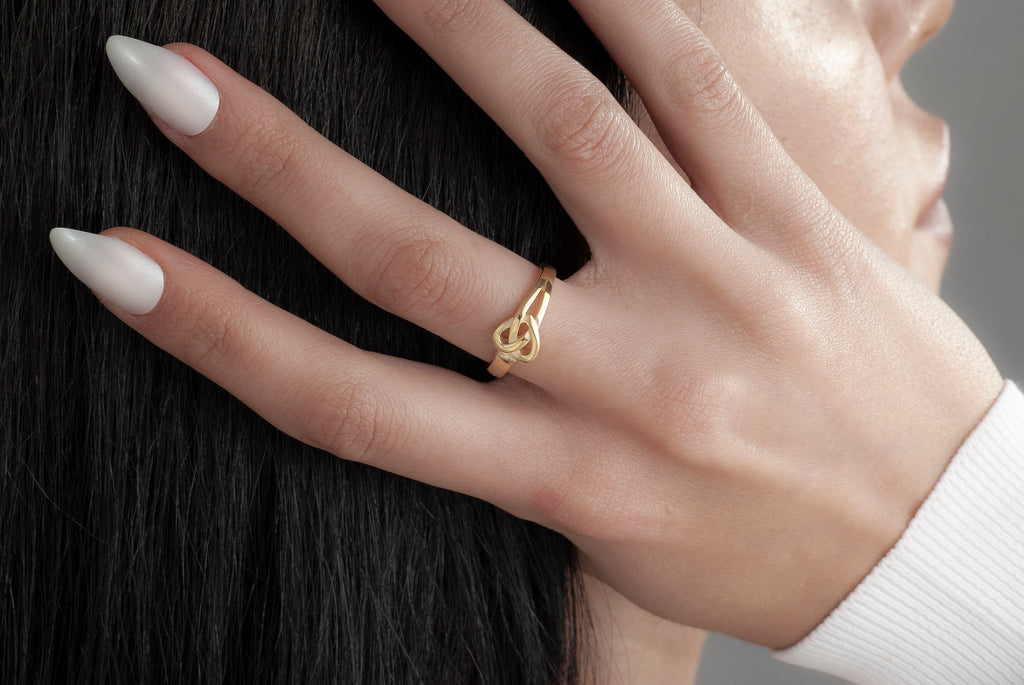 14K Gold Heart Name Ring, Heart-Shaped Name Ring, Custom Engraved with Your Name Ring, Custom Engraved Ring, Pure 14K Gold Ring,Promise Ring