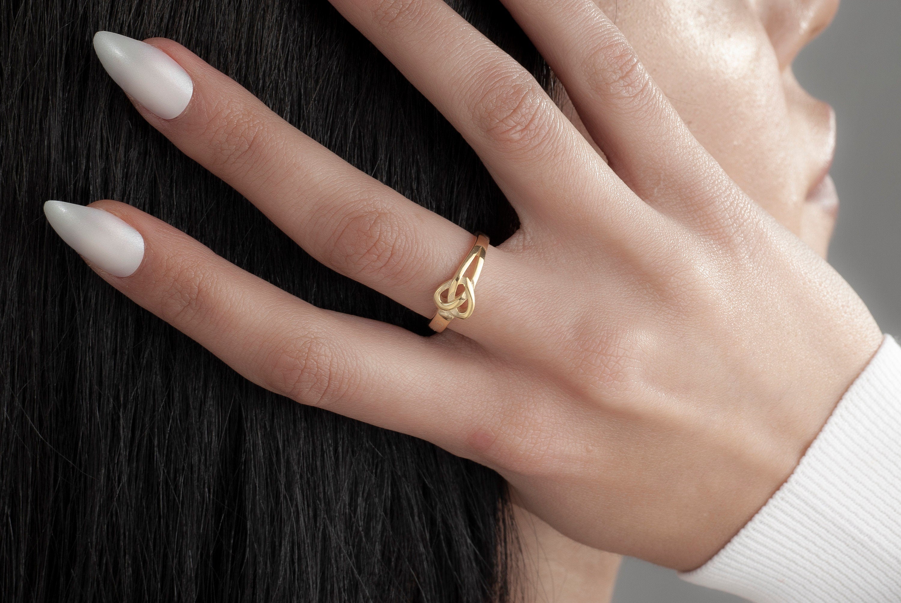 14K Gold Heart Name Ring, Heart-Shaped Name Ring, Custom Engraved with Your Name Ring, Custom Engraved Ring, Pure 14K Gold Ring,Promise Ring