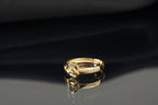14K Gold Heart Name Ring, Heart-Shaped Name Ring, Custom Engraved with Your Name Ring, Custom Engraved Ring, Pure 14K Gold Ring,Promise Ring