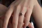 14K gold Dog Paw Print Ring, Gold Adjustable Paw Ring, Pet Paw Ring, Cat Paw Ring, Adjustable Fashion Ring, Dog Lovers Gift, Dog Mom Ring