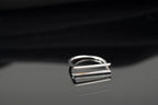 Adjustable Double Wire Ring in Sterling Silver, 18k Gold Ring, Hanmade Double Wire Ring, Minimalist Adjustable Wrap Ring, Double Band Ring
