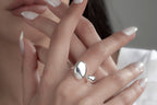 Chunky Wrap Ring in 14K Solid Gold, Adjustable Chunky Ring, Abstract Ring, Chunky Ring, Thumb Ring, Stackable Ring, Personalized Thumb Ring