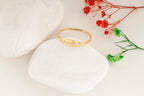 Stacking Minimalist Name Rings, Custom Gold Engraved Skinny Band Ring, Dainty Name Ring, Delicate Band Ring,Engraved Name Ring, Minimal Ring