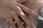 Costum 14K Gold Dog Photo Signet Ring, Personalized Pet Engraved Jewelry, Pet Photo Ring, Custom Pet Ring, Dog Ring, Pet Jewelry, Mom Ring