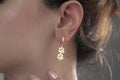14K/8K Gold Dog Paw Print Earrings, Pet Paw Earrings, Sterling Silver Paw Print Earrings, Dog Earrings, Pet Lovers Jewelry, Gift For Dog Mom