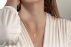 14K Gold Elven Leaf Necklace - Arwen Evenstar Necklace - LOTR Inspired Elven Pendant - Elvish Style Jewelry - Minimalist Fantasy Jewelry