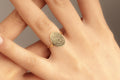 Actual 14K Gold Fingerprint Engraved Ring, Personalized Fingerprint Band, Dog Nose Print Ring, Custom Memorial Jewelry, Christmas Gift