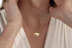 Mama Bear Necklace chain length guide from 12 to 24 inches