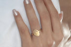 Custom photo ring actual size comparison