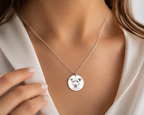 Steps for ordering a personalized necklace from a pet photo